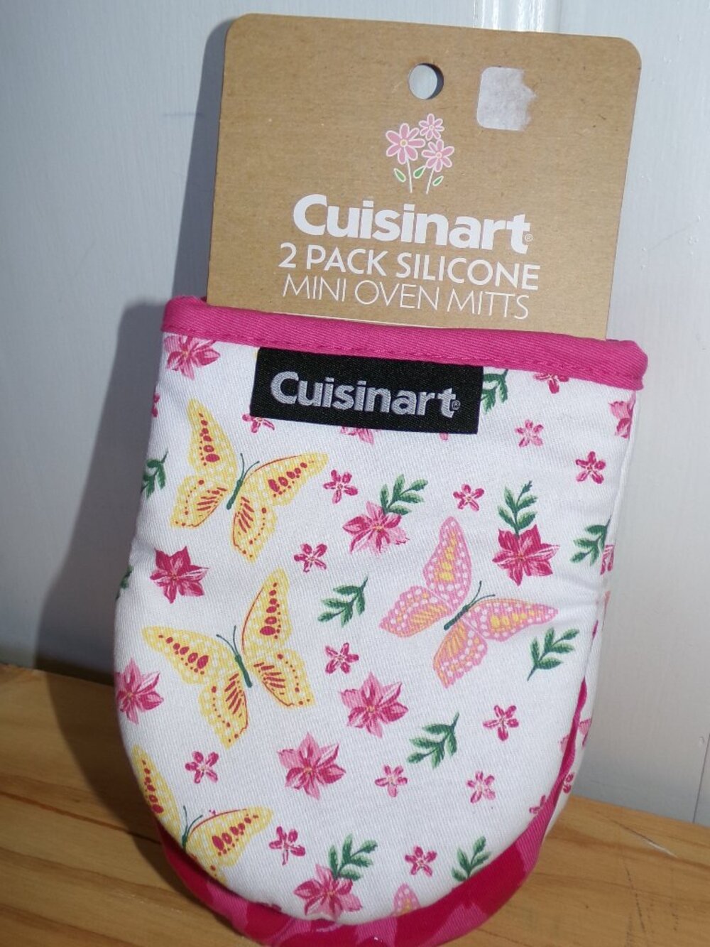 Cuisinart NWT 2 Pack Silicone Mini Oven Mitts